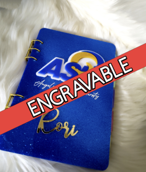 ENGRAVABLE College Acrylic Notebook